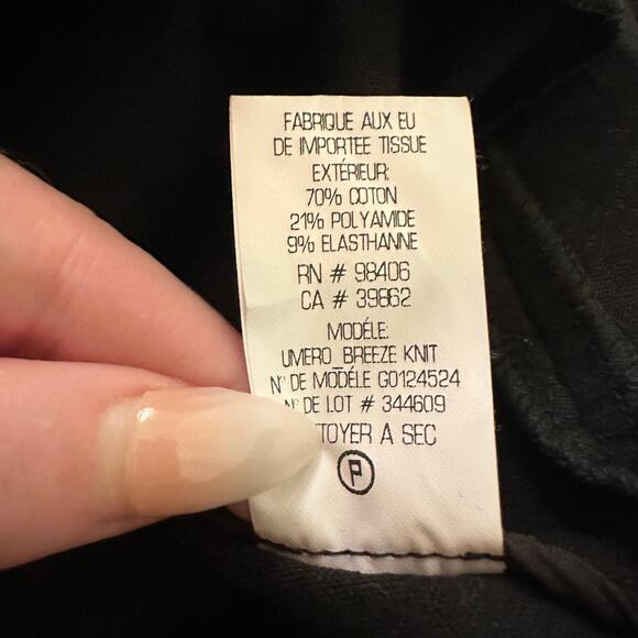 Theory black peplum sleeveless top size M - Picture 9 of 12